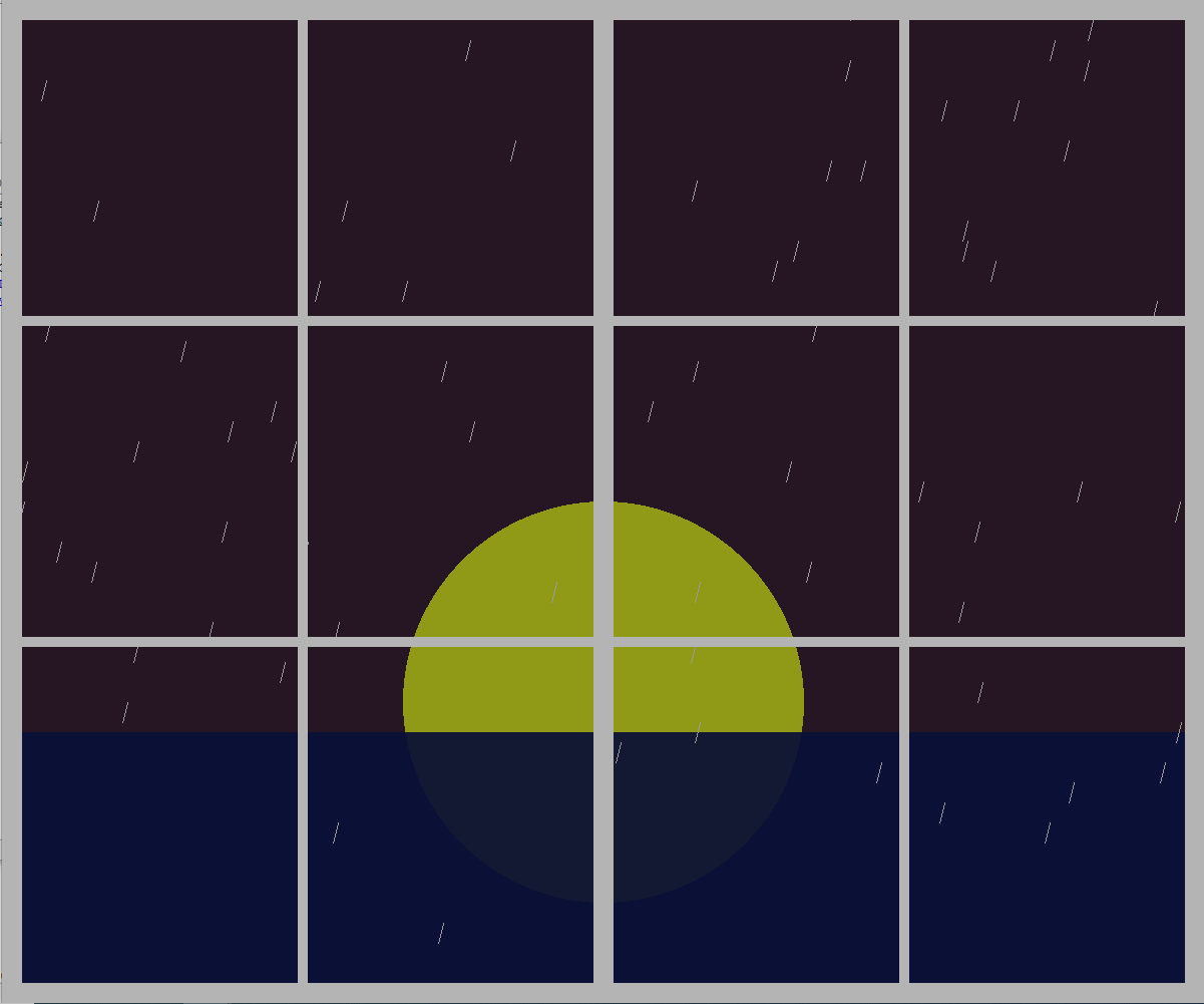 A sunset background