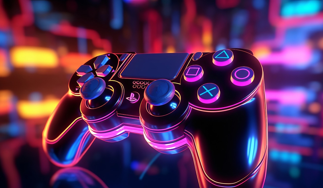 A video game controller.